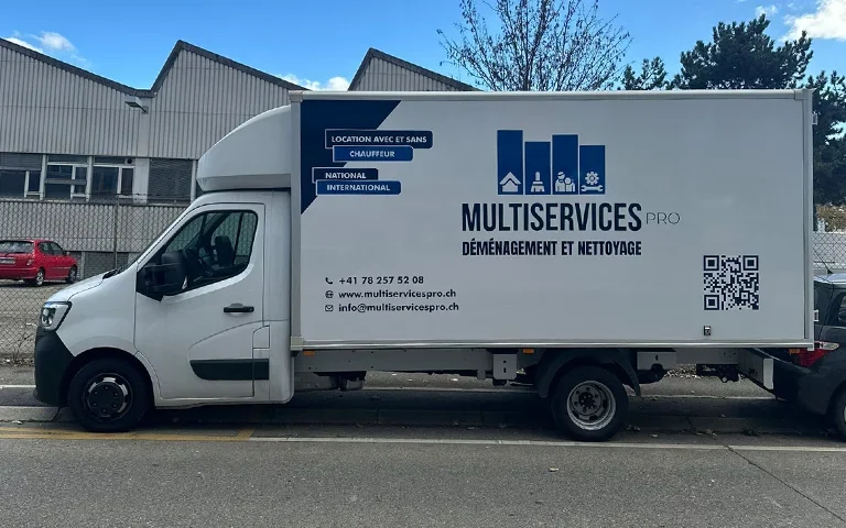 camion de déménagement multiservices pro